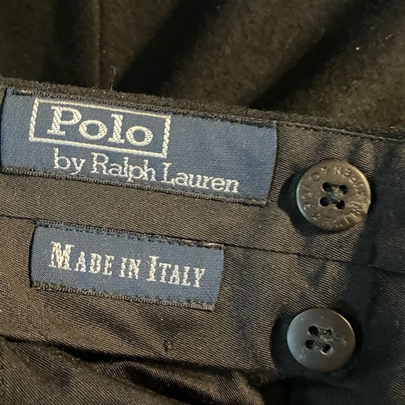 NWT Polo RL $465 wool/cashmr blend flannel black 34x29 by Caruso Italy SALE!!! - Picture 10 of 16